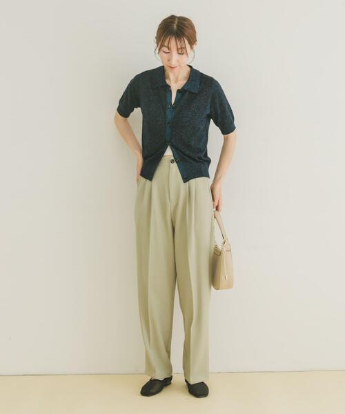 ITEMS URBANRESEARCH(アイテムズ アーバンリサーチ)の「ラメハンソデニット(ニット/セーター・レディース・ネイビー/ブラウン/アイボリー・FREE)」の21枚目の写真
