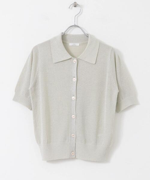 ITEMS URBANRESEARCH(アイテムズ アーバンリサーチ)の「ラメハンソデニット(ニット/セーター・レディース・ネイビー/ブラウン/アイボリー・FREE)」の8枚目の写真