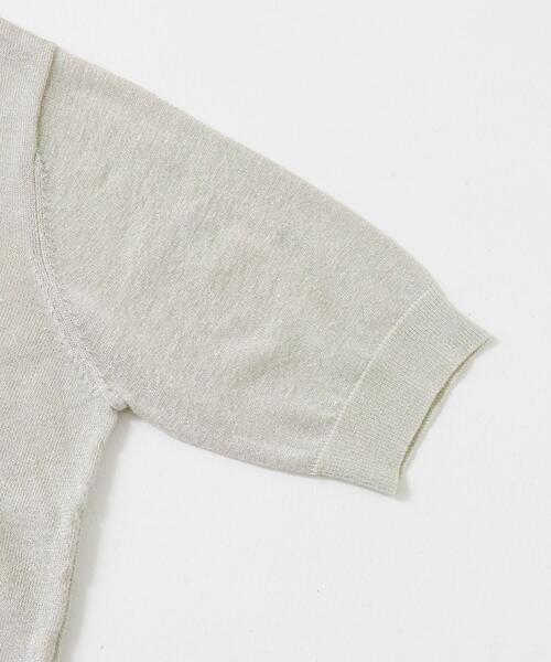 ITEMS URBANRESEARCH(アイテムズ アーバンリサーチ)の「ラメハンソデニット(ニット/セーター・レディース・ネイビー/ブラウン/アイボリー・FREE)」の9枚目の写真