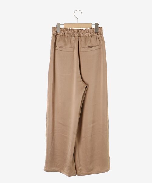 le.coeur blanc（ルクールブラン）の「《手洗い可能》メローウエストサテンイージーパンツ（その他パンツ・レディース・ライトブラウン/グレイッシュベージュ/ブラック・38）」の12枚目の写真