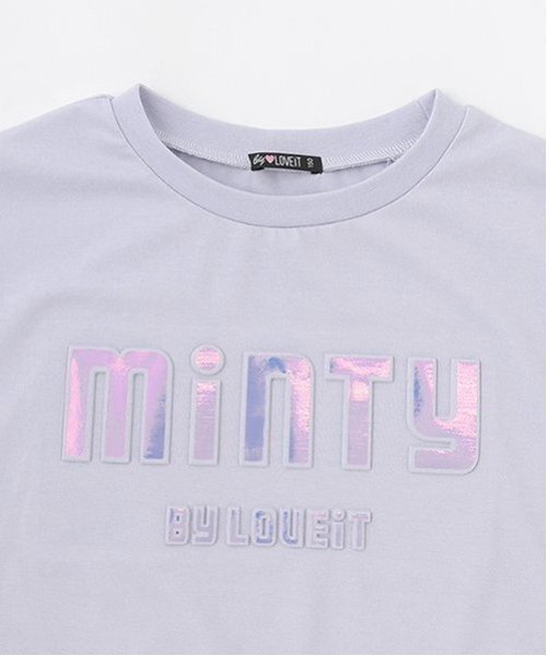 by LOVEiT（バイラビット）の「【Cuugal8月号掲載】【接触冷感】エンボスドロストTシャツ（Tシャツ/カットソー・キッズ・ブラック/オフホワイト/ラベンダー・120cm/130cm/140cm/150cm/160cm）」の5枚目の写真