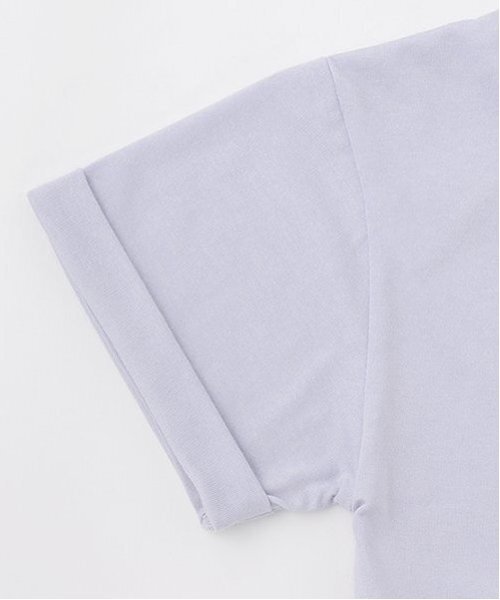 by LOVEiT（バイラビット）の「【Cuugal8月号掲載】【接触冷感】エンボスドロストTシャツ（Tシャツ/カットソー・キッズ・ブラック/オフホワイト/ラベンダー・120cm/130cm/140cm/150cm/160cm）」の7枚目の写真