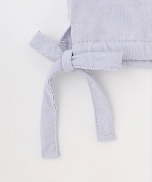 by LOVEiT（バイラビット）の「【Cuugal8月号掲載】【接触冷感】エンボスドロストTシャツ（Tシャツ/カットソー・キッズ・ブラック/オフホワイト/ラベンダー・120cm/130cm/140cm/150cm/160cm）」の8枚目の写真