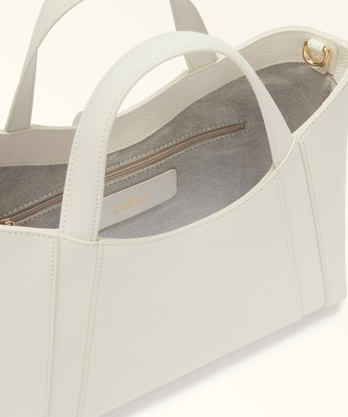 FURLA（フルラ）の「フルラ ゴッチャ(Furla Goccia) トートバッグ S（ショルダーバッグ・レディース・カーキ/ブラック/オフホワイト・ONE SIZE）」の7枚目の写真