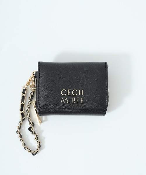 CECIL McBEE（セシルマクビー）の「ＣＥＣＩＬ ＭｃＢＥＥ ラメチェーンミニ財布（財布・レディース・ブラック/アイボリー・FREE）」の15枚目の写真