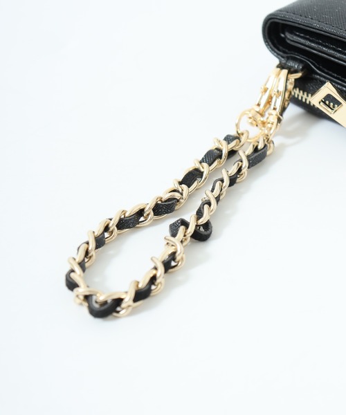 CECIL McBEE（セシルマクビー）の「ＣＥＣＩＬ ＭｃＢＥＥ ラメチェーンミニ財布（財布・レディース・ブラック/アイボリー・FREE）」の7枚目の写真