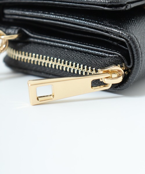 CECIL McBEE（セシルマクビー）の「ＣＥＣＩＬ ＭｃＢＥＥ ラメチェーンミニ財布（財布・レディース・ブラック/アイボリー・FREE）」の6枚目の写真