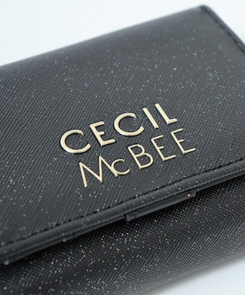 CECIL McBEE（セシルマクビー）の「ＣＥＣＩＬ ＭｃＢＥＥ ラメチェーンミニ財布（財布・レディース・ブラック/アイボリー・FREE）」の17枚目の写真