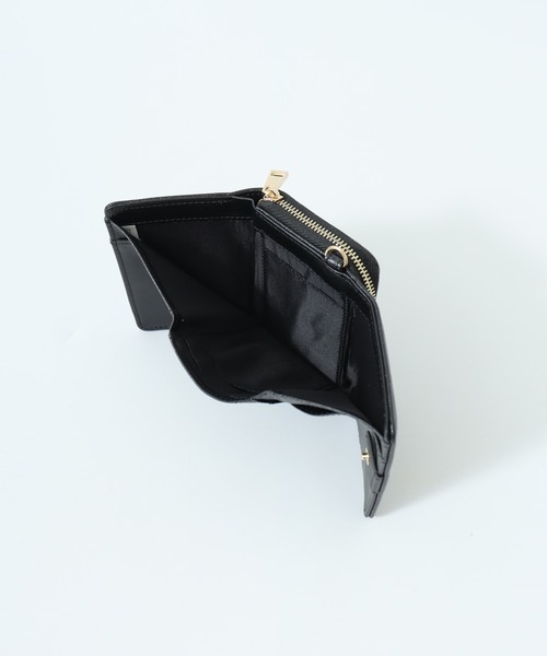 CECIL McBEE（セシルマクビー）の「ＣＥＣＩＬ ＭｃＢＥＥ ラメチェーンミニ財布（財布・レディース・ブラック/アイボリー・FREE）」の13枚目の写真