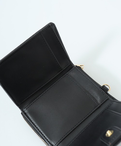 CECIL McBEE（セシルマクビー）の「ＣＥＣＩＬ ＭｃＢＥＥ ラメチェーンミニ財布（財布・レディース・ブラック/アイボリー・FREE）」の11枚目の写真