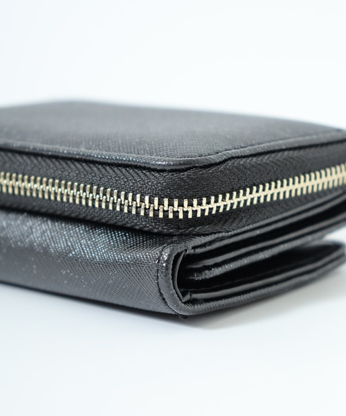 CECIL McBEE（セシルマクビー）の「ＣＥＣＩＬ ＭｃＢＥＥ ラメチェーンミニ財布（財布・レディース・ブラック/アイボリー・FREE）」の4枚目の写真