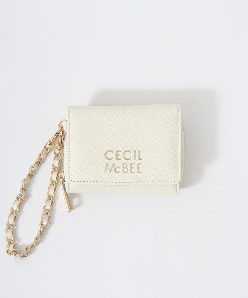 CECIL McBEE（セシルマクビー）の「ＣＥＣＩＬ ＭｃＢＥＥ ラメチェーンミニ財布（財布・レディース・ブラック/アイボリー・FREE）」の21枚目の写真