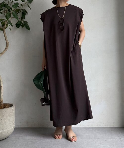 セール】【WEB限定】ショルダーデザインワンピース（ワンピース
