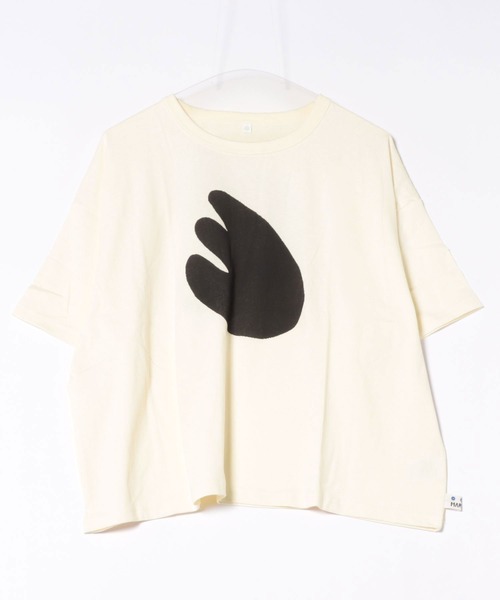 MARKEY'S(マーキーズ)の「マエウシロプリントTシャツ/おとな(Tシャツ/カットソー・レディース・パープル/ライトグリーン/ブラウン/グリーン/オフホワイト・160cm)」の15枚目の写真