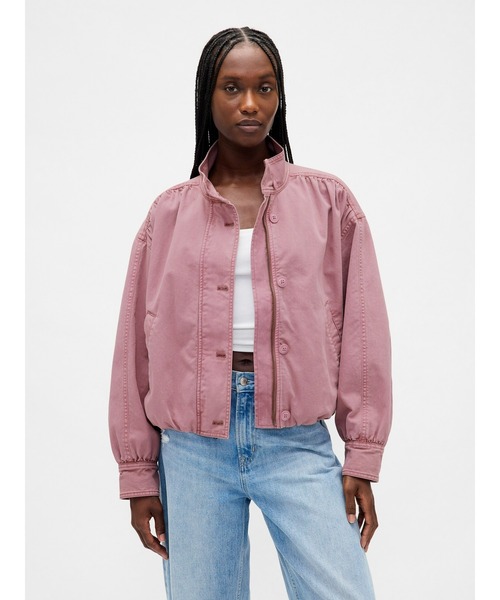 GAP(ギャップ)の「ツイル バブルジャケット(その他アウター・レディース・ピンク/ブラウン・XXS/XS/L/M/S)」の13枚目の写真