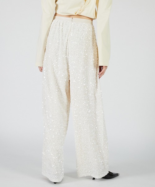PRANK PROJECT（プランクプロジェクト）の「シークインバルーンベロアパンツ / Sequin Balloon Velour Pants（その他パンツ・レディース・グレー/ブラック/アイボリー・36/38）」の16枚目の写真