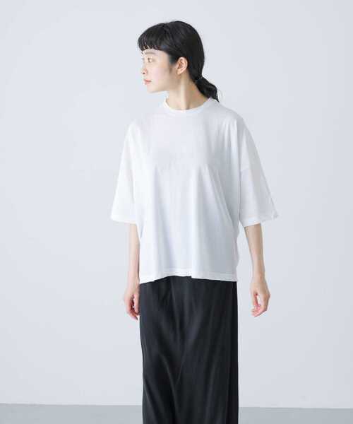 かぐれ / かぐれ ハイツイストコットン半袖Tシャツ ハイツイストコットン半袖Tシャツ（Tシャツ/カットソー）｜か