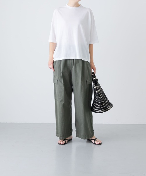 tシャツ ハイツイストコットン半袖Tシャツ レディース ハイツイストコットン半袖Tシャツ（Tシャツ/カットソー）｜か