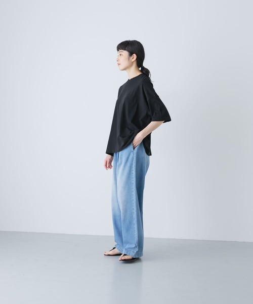 tシャツ ハイツイストコットン半袖Tシャツ レディース ハイツイストコットン半袖Tシャツ（Tシャツ/カットソー）｜か