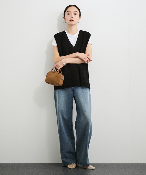 VELETTO（ベレット）の「【VELETTO/ヴェレット】スウェードショルダーバッグ（ショルダーバッグ・レディース・ダークブラウン/キャメル・FREE）」の7枚目の写真