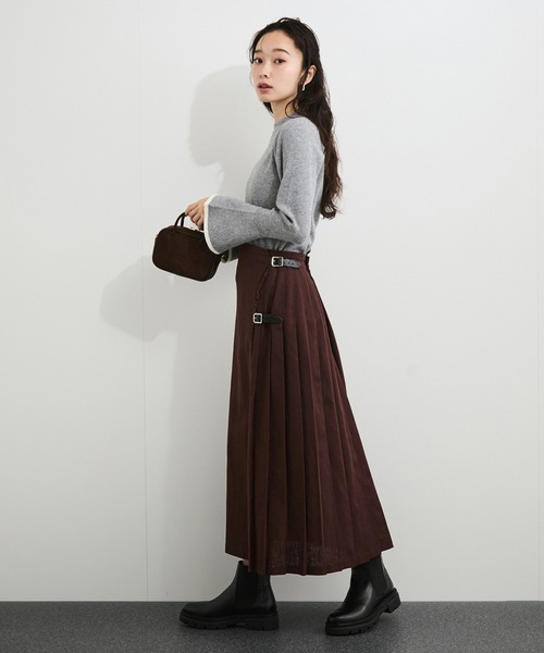 VELETTO（ベレット）の「【VELETTO/ヴェレット】スウェードショルダーバッグ（ショルダーバッグ・レディース・ダークブラウン/キャメル・FREE）」の10枚目の写真