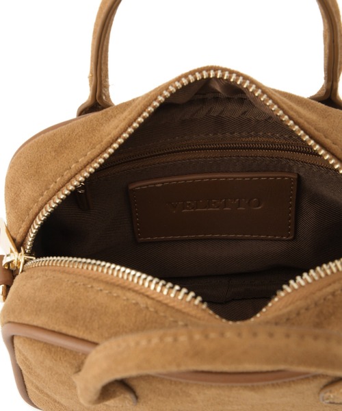 VELETTO（ベレット）の「【VELETTO/ヴェレット】スウェードショルダーバッグ（ショルダーバッグ・レディース・ダークブラウン/キャメル・FREE）」の21枚目の写真