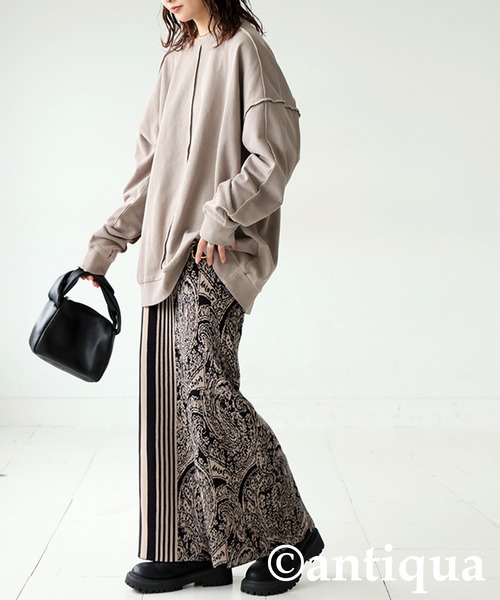 裏毛プルオーバー（スウェット）｜antiqua（アンティカ）の