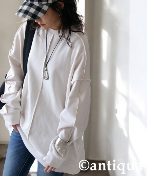 裏毛プルオーバー（スウェット）｜antiqua（アンティカ）の