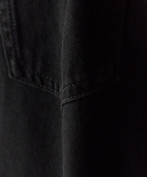 Calvin Klein（カルバン・クライン）の「Calvin Klein/カルバンクライン TROUSER BARREL SOFT BLACK トラウザーパンツ（デニムパンツ・レディース・ブラック・26/28）」の2枚目の写真