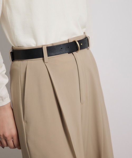 ROPE'（ロペ）の「ギボシロングベルト（ベルト・レディース・ブラック/ダークブラウン・FREE）」の8枚目の写真