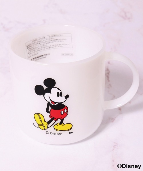 Disney（ディズニー）の「(OS)【Disney】ミッキーマウス 耐熱ガラス マグカップ[440ml]（グラス/マグカップ/タンブラー・レディース・オフホワイト/ブラウン・ONE SIZE）」の3枚目の写真