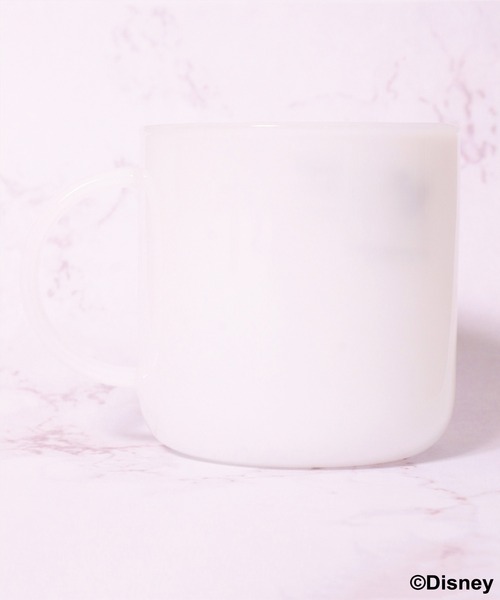 Disney（ディズニー）の「(OS)【Disney】ミッキーマウス 耐熱ガラス マグカップ[440ml]（グラス/マグカップ/タンブラー・レディース・オフホワイト/ブラウン・ONE SIZE）」の6枚目の写真