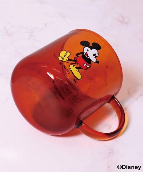 Disney（ディズニー）の「(OS)【Disney】ミッキーマウス 耐熱ガラス マグカップ[440ml]（グラス/マグカップ/タンブラー・レディース・オフホワイト/ブラウン・ONE SIZE）」の10枚目の写真