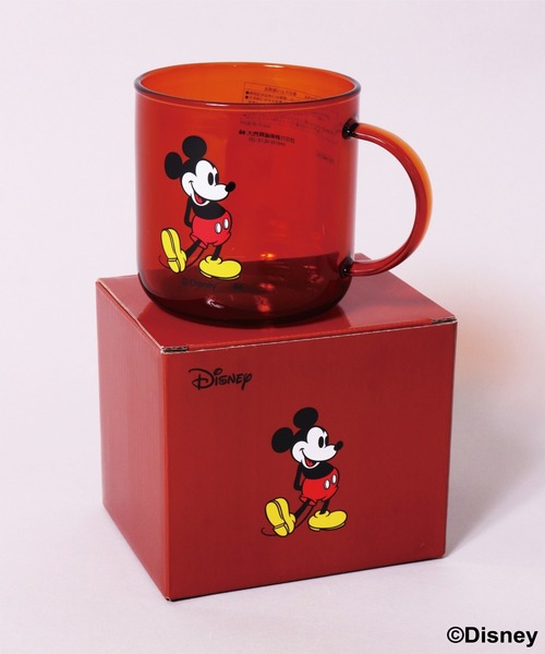 Disney（ディズニー）の「(OS)【Disney】ミッキーマウス 耐熱ガラス マグカップ[440ml]（グラス/マグカップ/タンブラー・レディース・オフホワイト/ブラウン・ONE SIZE）」の14枚目の写真