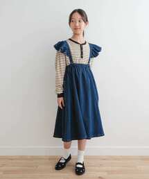 URBAN RESEARCH DOORS（アーバンリサーチドアーズ）の「『WEB/一部店舗限定サイズ』2WAYフリルジャンパースカート(KIDS)（ジャンパースカート・キッズ）」
