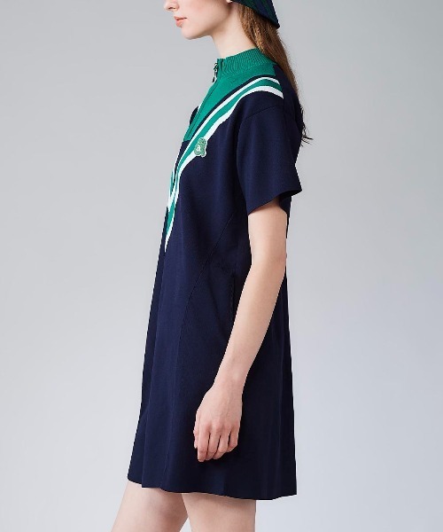archivio(アルチビオ)の「<LADIES>カレッジ風リブワンピース(ワンピース・レディース・ピンク/ホワイト/ネイビー・S/M)」の10枚目の写真