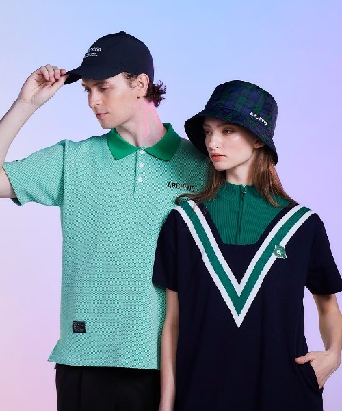 archivio(アルチビオ)の「<LADIES>カレッジ風リブワンピース(ワンピース・レディース・ピンク/ホワイト/ネイビー・S/M)」の15枚目の写真