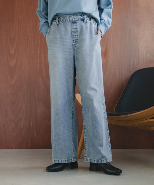 グローバルワーク　GOODデニムイージーパンツ　L 美品⭐︎ GOODデニムイージーパンツ/290694｜グローバルワークの通販