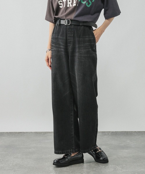 GLOBAL WORK（グローバルワーク）の「GOODデニムイージーパンツ/498394（デニムパンツ・レディース・ブラック/ネイビー/ブルー/スカイブルー/ブルー系その他・SMALL/X-SMALL/LARGE/MEDIUM）」の8枚目の写真