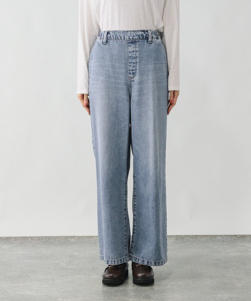 GLOBAL WORK（グローバルワーク）の「GOODデニムイージーパンツ/498394（デニムパンツ・レディース・ブラック/ネイビー/ブルー/スカイブルー/ブルー系その他・SMALL/X-SMALL/LARGE/MEDIUM）」の20枚目の写真