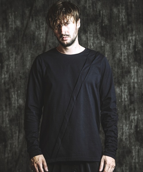 NO ID.(ノーアイディ)の「【NO ID.】Bias Dart Pullover / バイアス ダーツ プルオーバー(Tシャツ/カットソー・メンズ・ホワイト/ブラック・ONE SIZE)」の10枚目の写真