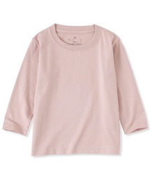 無印良品 | ベビー　あたまするっと　綿天竺編みクルーネック長袖Ｔシャツ　無地(Tシャツ/カットソー)