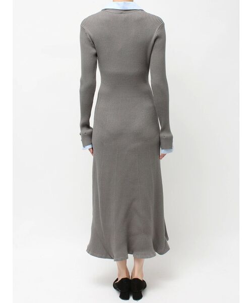 TONAL(トーナル)の「【POLO BCS】シャツドッキングニットワンピース(ワンピース・レディース・ネイビー/ブラウン/グレー・MEDIUM)」の17枚目の写真