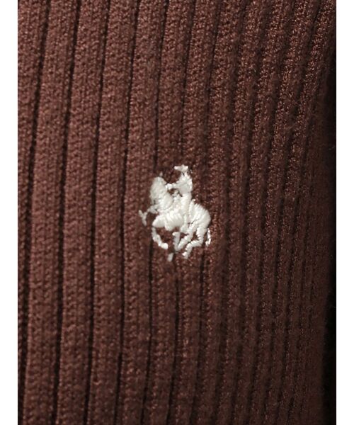 TONAL(トーナル)の「【POLO BCS】シャツドッキングニットワンピース(ワンピース・レディース・ネイビー/ブラウン/グレー・MEDIUM)」の11枚目の写真
