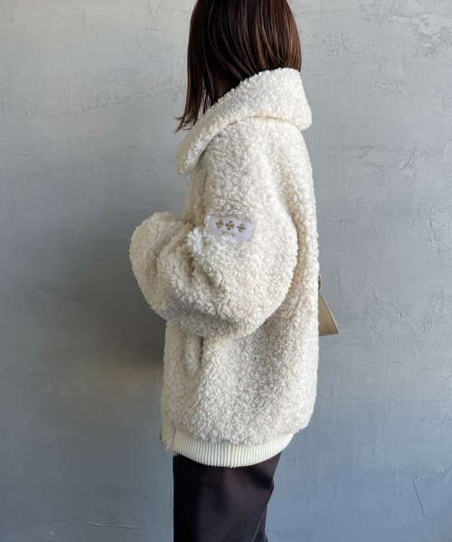 WEB限定】[TATRAS/タトラス] RAMACCA シープ調 レギュラーカラー ボア