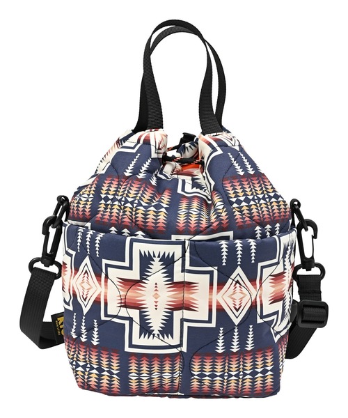 KiU(キウ)の「【PENDLETON × KiU LIMITED ITEM】ペンドルトン パデッドポケッタフルミニバッグ(ショルダーバッグ・レディース・ネイビー/カーキ・FREE)」の13枚目の写真
