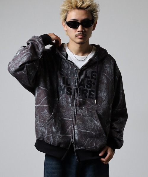 セール】JUNGLESTOTM 総柄GRAPHIC アソートZIPパーカー（パーカー