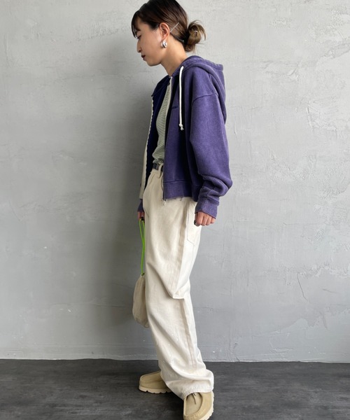 HEALTH ベージュ パーカー Lサイズ セール】 【WEB限定カラーあり】パイルジャージー ジップアップ