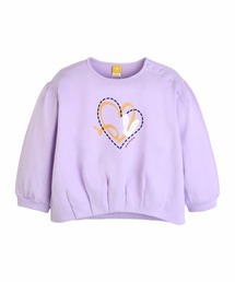 ハートラビット長袖トップス