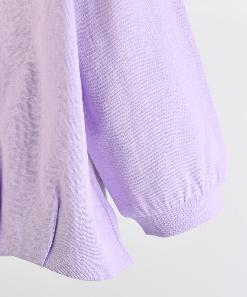 moimoln（モイモルン）の「ハートラビット長袖トップス（スウェット・キッズ・パープル・130cm/120cm/110cm/100cm/90cm）」の5枚目の写真